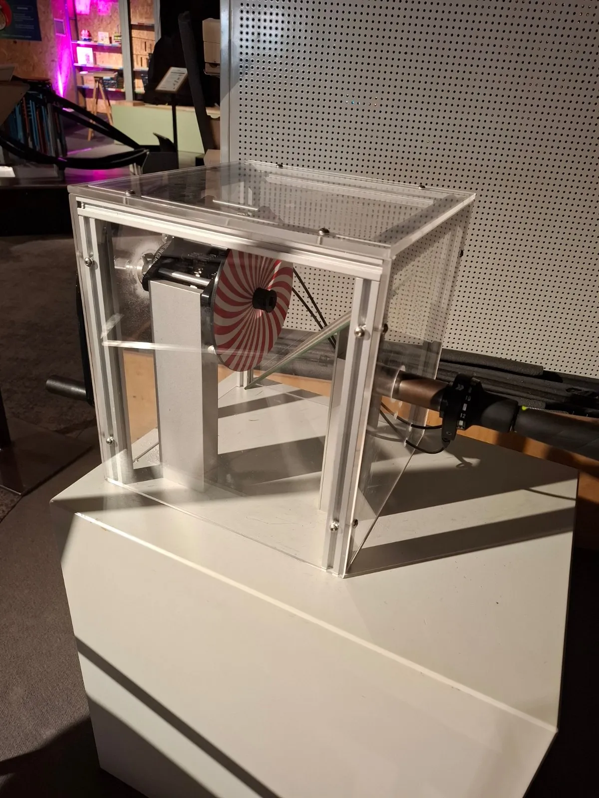 Fahrrad-Getriebe, Exponat im Pop-up Science Center
