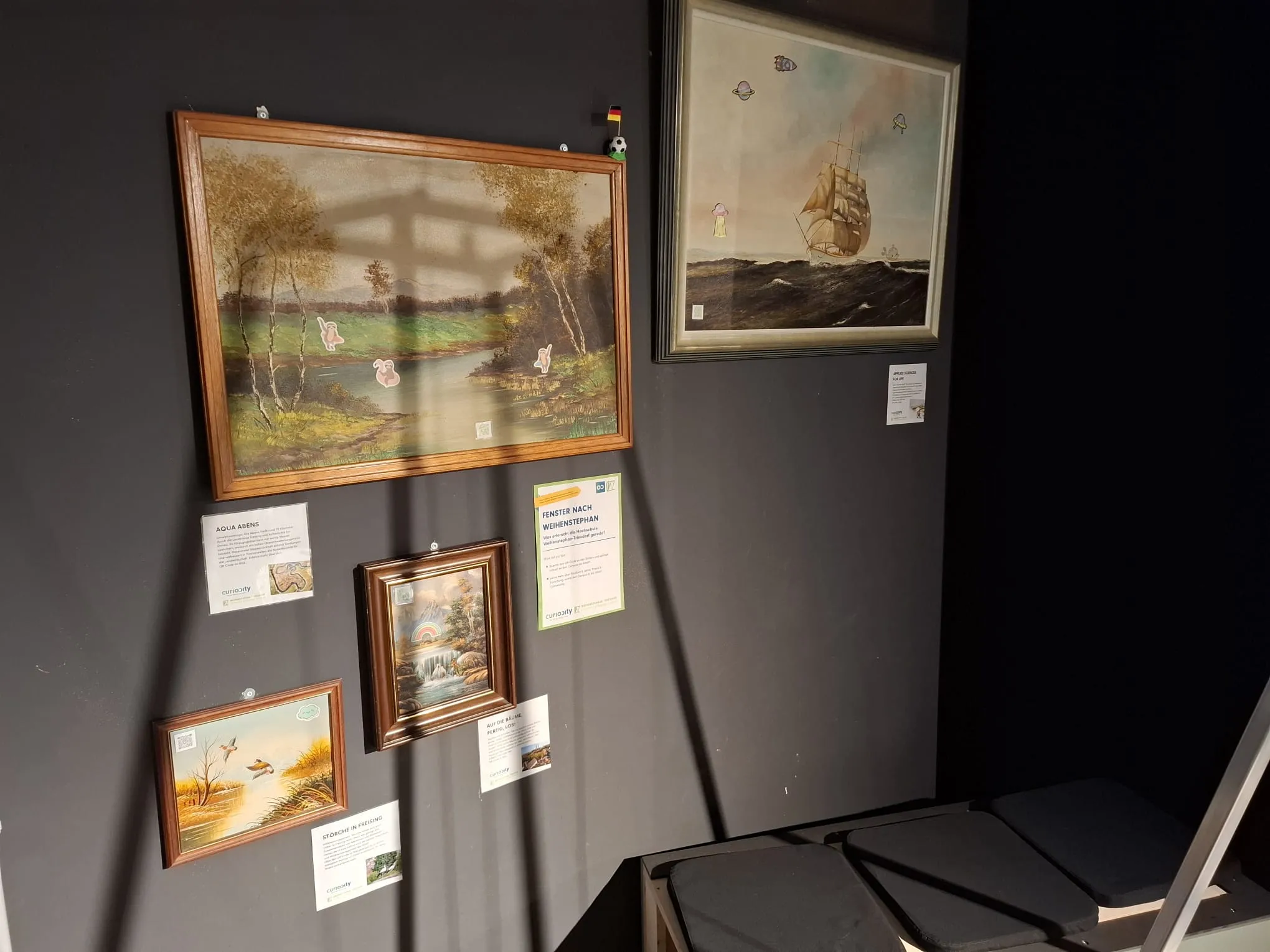 Fenster nach Weihenstephan, Exponat im Pop-up Science Center
