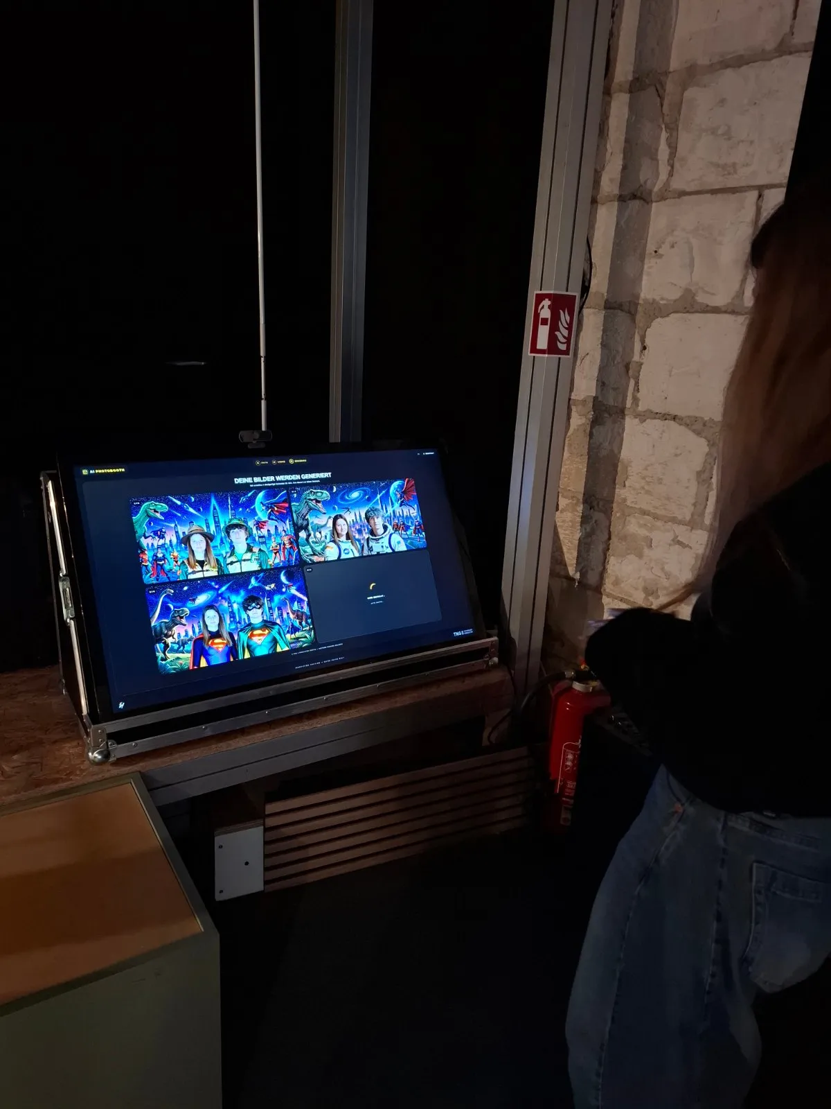 KI-Foto-Automat, Exponat im Pop-up Science Center