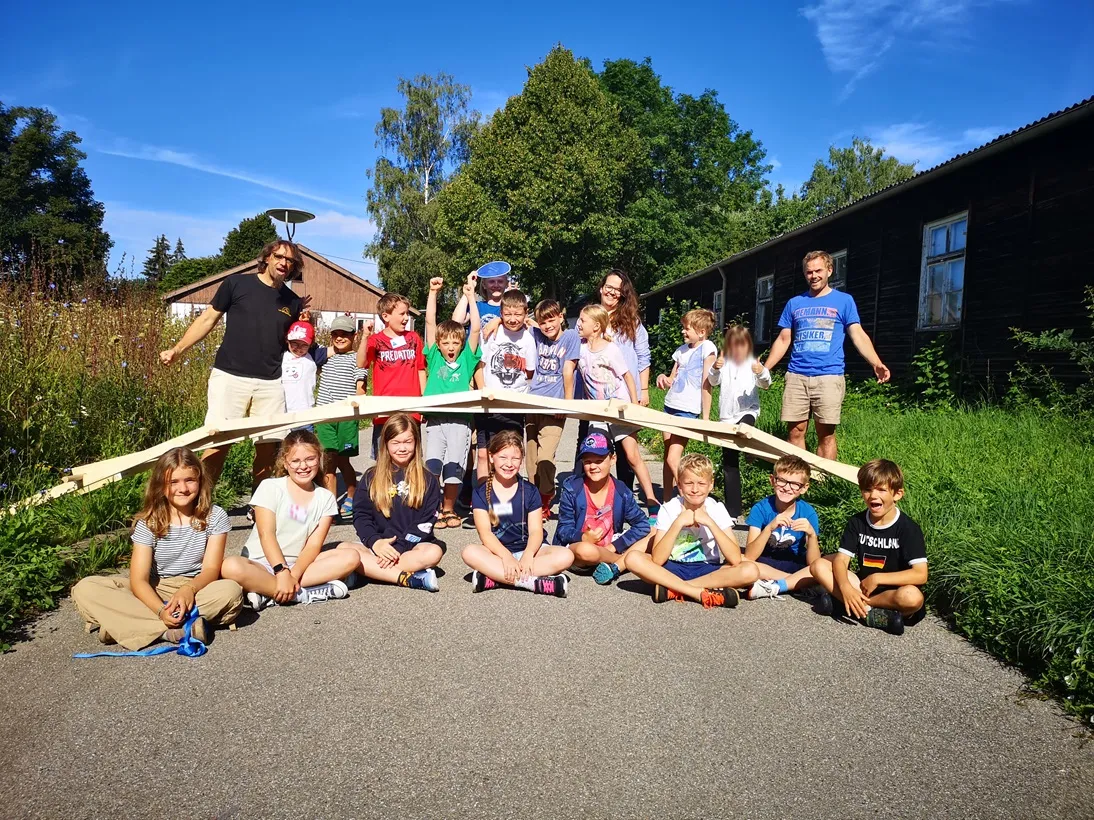 Gruppenfoto vom Summer Science Camp 2024