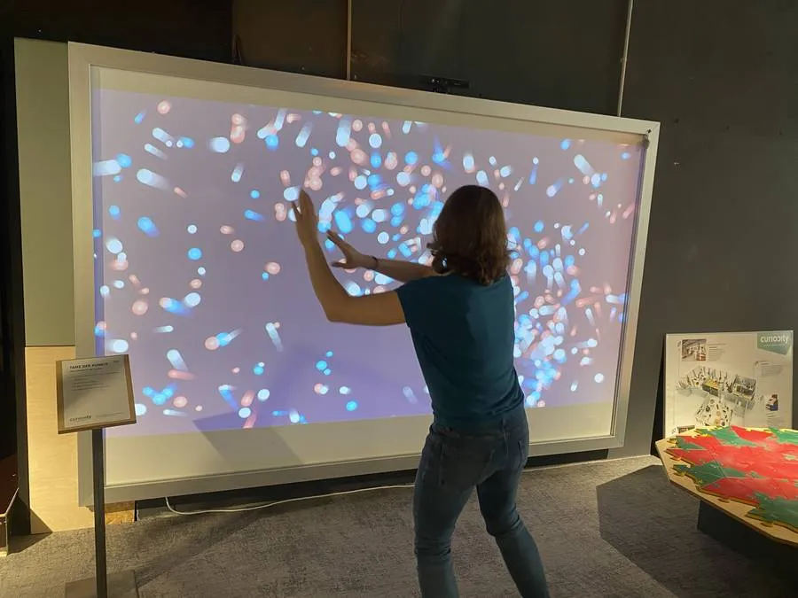 Tanz der Punkte, Exponat im Pop-up Science Center