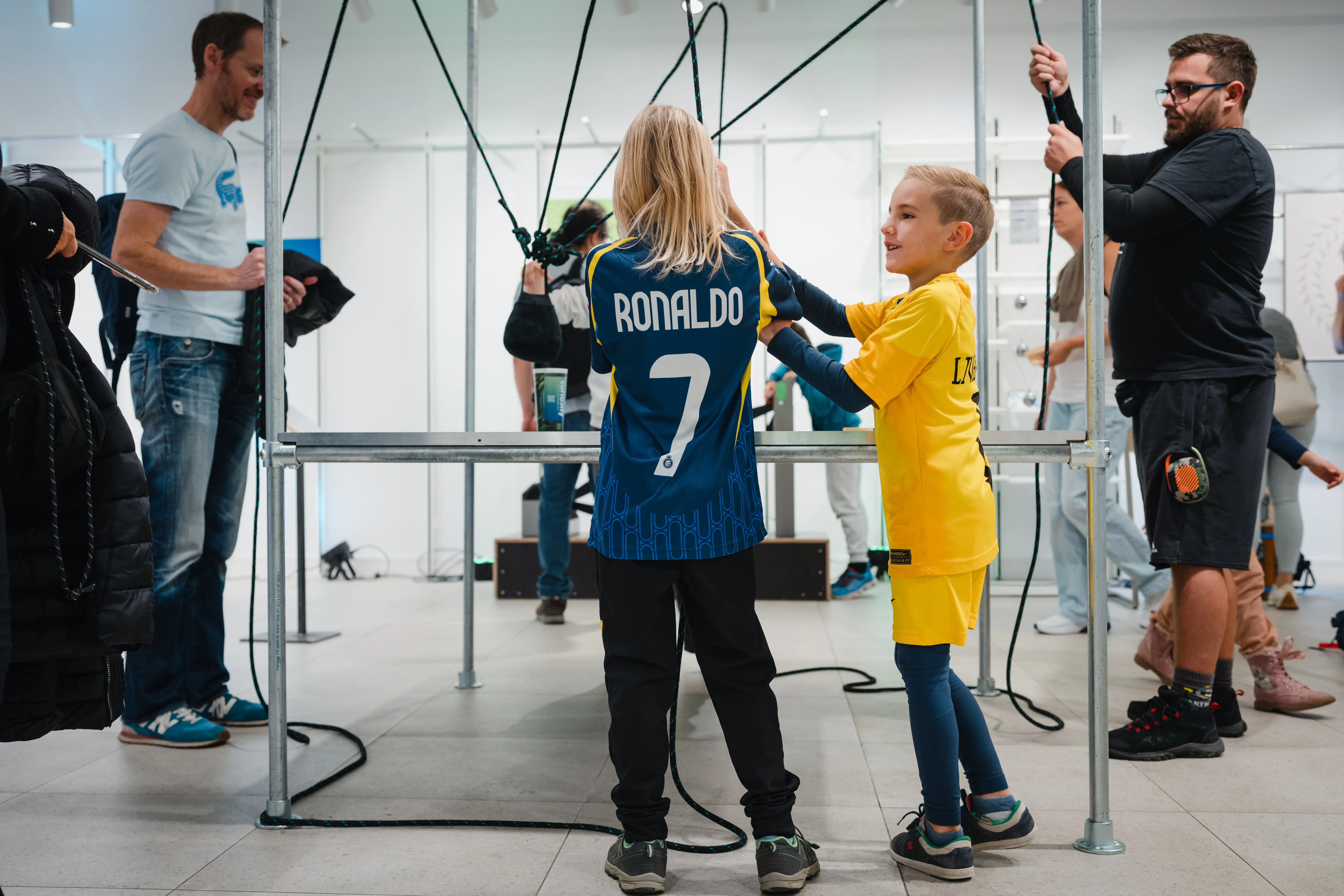 curiocity Team im Pop-up bei den Münchner Wissenschaftstagen